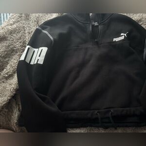 Puma Classic Black Fleece Jacket